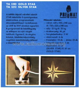 Gold Star TA-5103; Videoton; (ID = 713775) Television