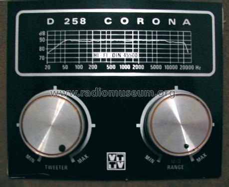 Hi-Fi Box Corona D-258; Videoton; (ID = 1146327) Speaker-P