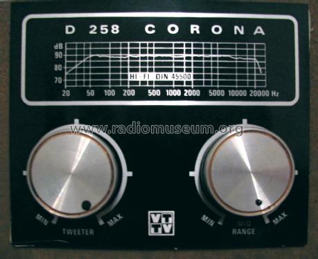 Hi-Fi Box Corona D-258; Videoton; (ID = 1146327) Parleur