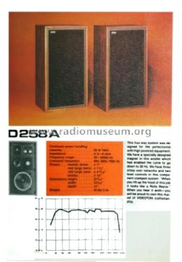 Hi-Fi Box Corona D-258A; Videoton; (ID = 2583084) Speaker-P