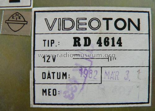 RD-4614; Videoton; (ID = 1876454) Car Radio