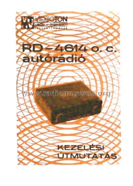 RD-4614; Videoton; (ID = 1876491) Car Radio