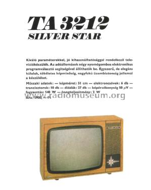 Silver Star TA-3212; Videoton; (ID = 1485200) Television