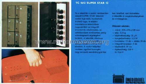 Super Star 12 TC-1612; Videoton; (ID = 713762) Televisore