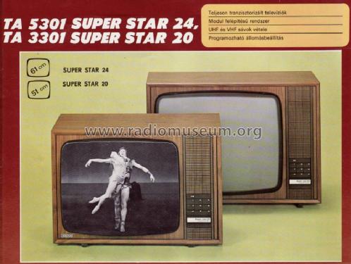 Super Star 20 TA-3301; Videoton; (ID = 709732) Television