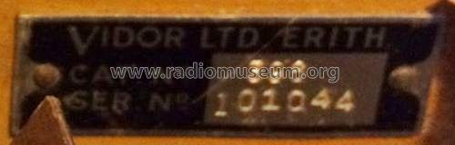 CN396; Vidor Ltd.; Erith (ID = 2090888) Radio