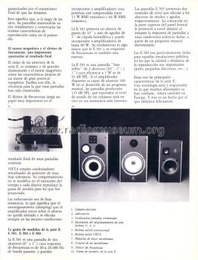 2-Way Speaker System E-501; Vieta Audio (ID = 1883684) Speaker-P
