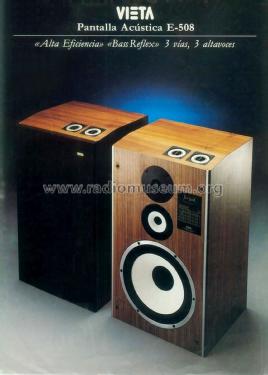 3-Way Speaker System E-508; Vieta Audio (ID = 1884576) Speaker-P