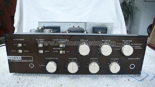 Amplificador Estereofónico A215; Vieta Audio (ID = 1621272) Ampl/Mixer