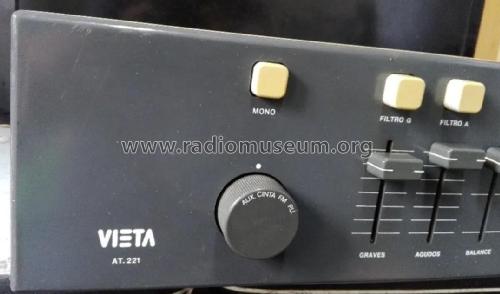 Amplificador Estereofónico AT-221; Vieta Audio (ID = 2436146) Ampl/Mixer