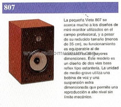 Caja Acústica - Bafle 2 vías 807; Vieta Audio (ID = 3189642) Parleur