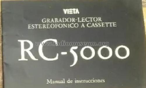 Grabador Lector Estereofónico a Cassette RC-5000; Vieta Audio (ID = 2435635) R-Player