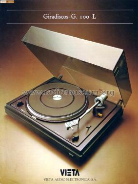 Stereo Turntable G100L; Vieta Audio (ID = 1883066) Enrég.-R