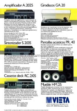 Stereo Turntable GA.20; Vieta Audio (ID = 1884138) R-Player