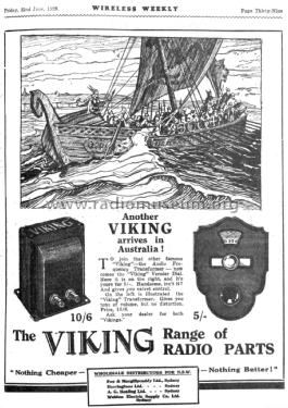Vernier Dial ; Viking Radio Co.; (ID = 2652341) Radio part