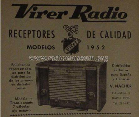 Trans-Oceanic ; Virer Radio, (ID = 2778562) Radio