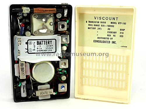 Viscount 6 Transistor 6TP-102 ; Viscount (ID = 2249313) Radio