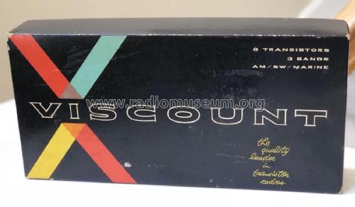 Viscount 8 Transistor 3 Band 833; Consolidated S.M. (ID = 2273185) Radio