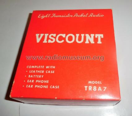 8 Transistor High Fidelity TR8A7; Viscount (ID = 2591477) Radio