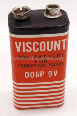 Dry Battery for Transistor Radios 006P 9V; Viscount (ID = 2829118) Power-S