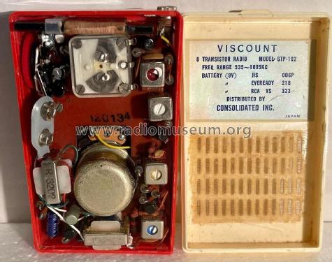 Viscount 6 Transistor 6TP-102 ; Viscount (ID = 2816222) Radio
