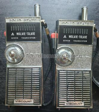 Walkie-Talkie Solid State Seven Transistor WT-710; Viscount (ID = 2769701) Citizen