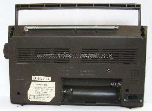 2 Band Receiver 205; Visonik; Hamburg (ID = 2169924) Radio