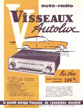 Autolux ; Visseaux / Télévisso (ID = 1994711) Autoradio