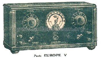Europe V ; Vitus, Fernand; (ID = 255224) Radio