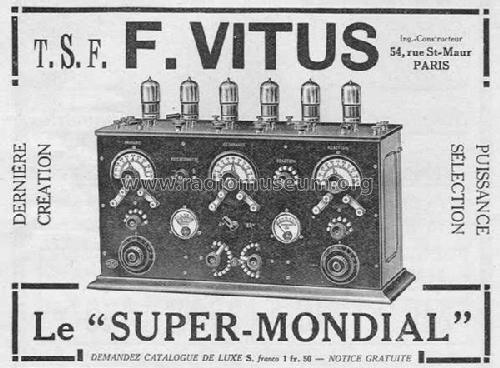 Super-mondial ; Vitus, Fernand; (ID = 984405) Radio