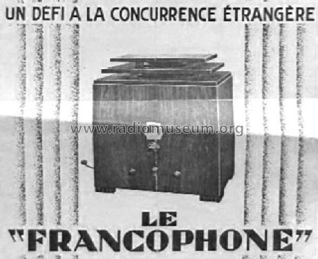 Francophone 33; Vitus, Fernand; (ID = 2083237) Radio