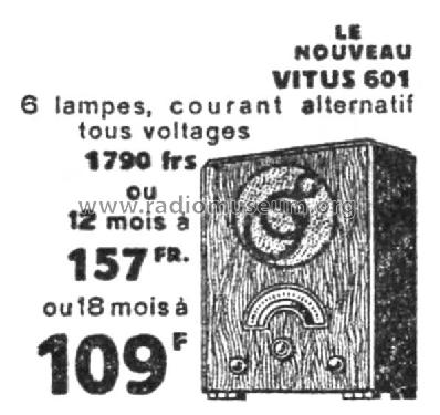 601; Vitus, Fernand; (ID = 2485517) Radio