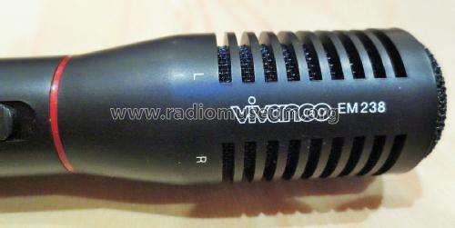 Stereo Elektret Kondensator Mikrofon EM 238; Vivanco AG (ID = 1830202) Microphone/PU