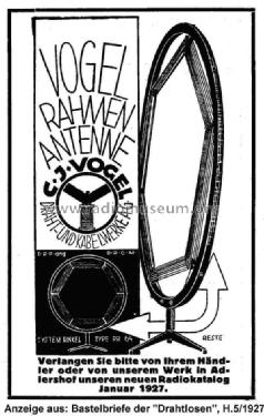 Rahmenantenne PR64; Vogel, C.J. Ledion, (ID = 785101) Antenna