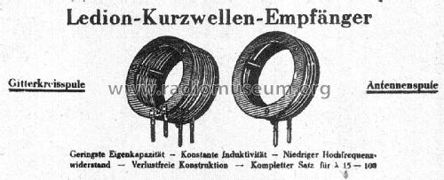 Ledion-Kurzwellenempfänger ; Vogel, C.J. Ledion, (ID = 1730684) Bausatz