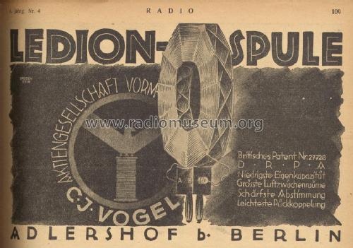 Spulenkoppler, 2-fach, m.Spindel ; Vogel, C.J. Ledion, (ID = 853552) Radio part