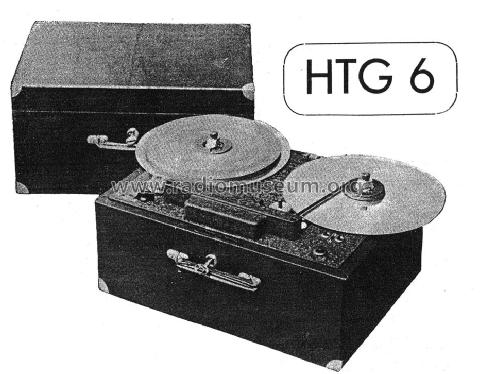 Tonbandgerät HTG 6; Vollmer, Eberhard; (ID = 1600931) R-Player