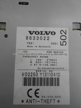 CR-502; Volvo AB Now Volvo (ID = 2377499) Autoradio