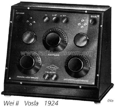 Wei II; Vosla, Voss & Co.; (ID = 2560) Radio