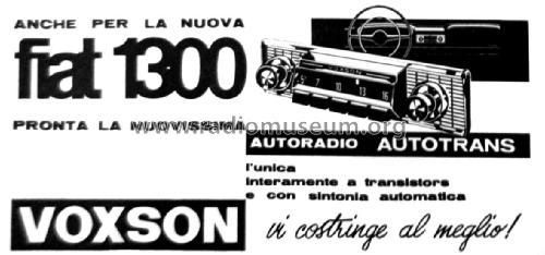 Autotrans 801; Voxson, FARET F.A.R. (ID = 2155477) Autoradio