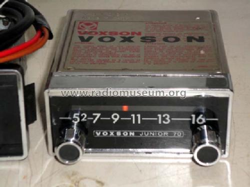 Junior 70 3001; Voxson, FARET F.A.R. (ID = 1283218) Car Radio