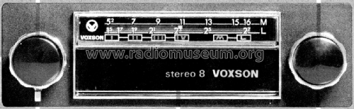 Sonar Stereo 8 GN108; Voxson, FARET F.A.R. (ID = 1841239) Autoradio