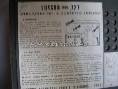 Sportsman 727; Voxson, FARET F.A.R. (ID = 2433543) Radio