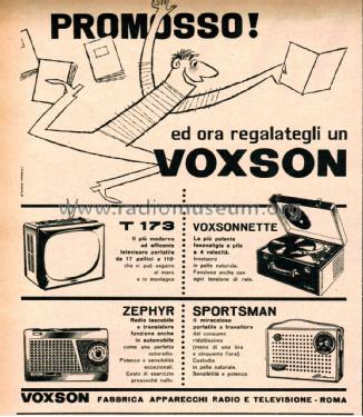 T173; Voxson, FARET F.A.R. (ID = 2618226) Television