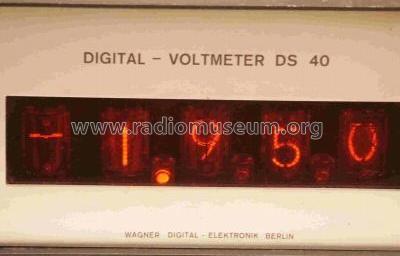 Digital-Voltmeter DS40; Wagner Digital (ID = 136775) Equipment