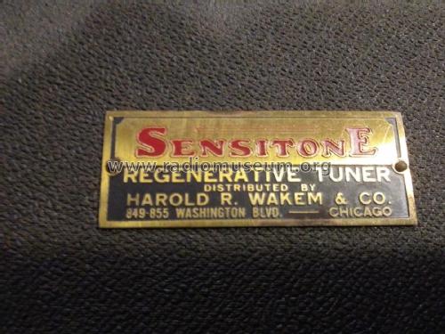 Sensitone ; Wakem & Co., Harold (ID = 2255948) Radio