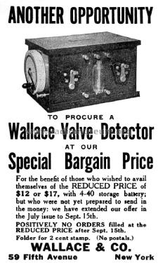 Wallace Valve Detector ; Wallace & Co. Paul E (ID = 1275217) mod-pre26