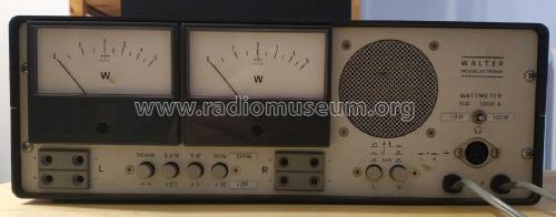 Wattmeter NW-1000-A; Walter Elektronik; (ID = 2963252) Ausrüstung