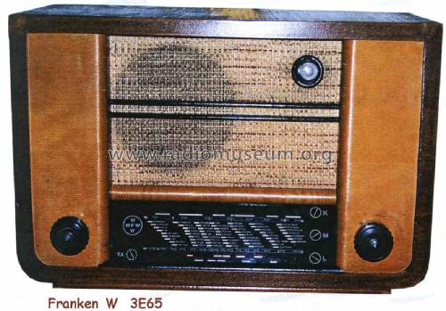 Franken W 3E65B; Walter Funk-Werk, (ID = 1796901) Radio