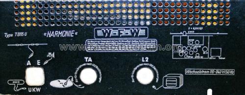 Harmonie T8115U; Walter Funk-Werk, (ID = 1797113) Radio